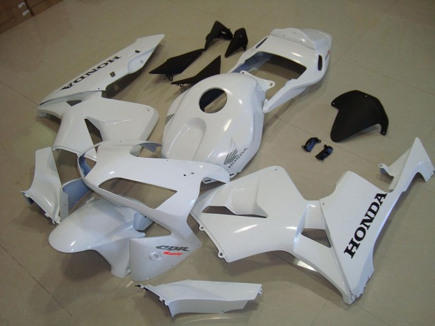 CBR 600 RR 03-04 - Blanco Negro Calcomanía