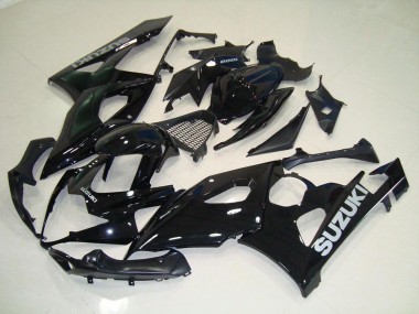 GSXR 1000 K5 05-06 - Negro Plata Calcomanías