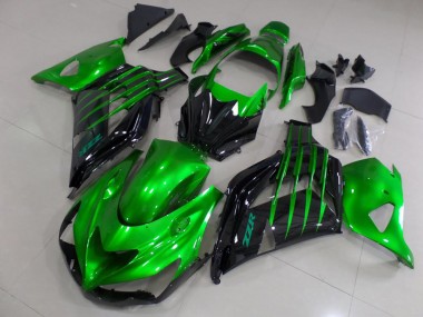 ZX14R ZZR 1400 12-21 - Caramelo Verde & Negro