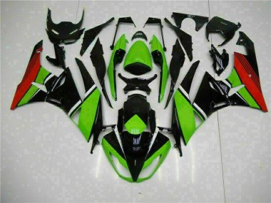 ZX6R 09-12 - Negro Verde Roja